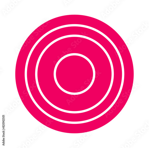 Pink carrom circular pieces