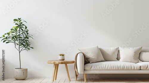 Inviting and Stylish Scandinavian-Modern Living Room Interior