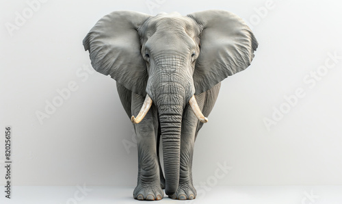 Majestic Elephant in Monochrome.