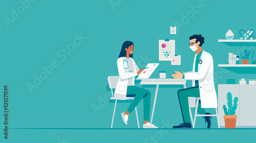 Medical Consultation Between a Female Doctor and Patient - Professional Healthcare Interaction