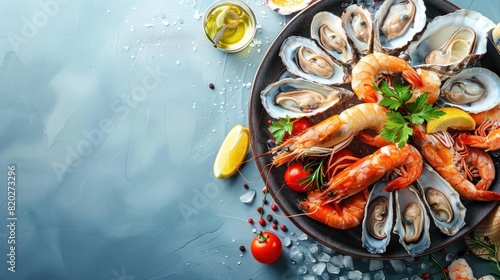 Mediterranean Seafood Platter A Delectable Spread of Fresh Ocean Delights