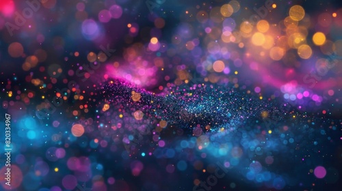 Colorful light particles