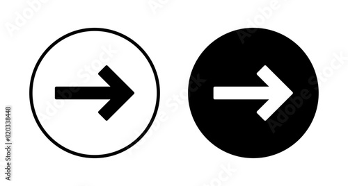 Arrow icon vector isolated on white background. Arrow symbol. Arrow vector icon