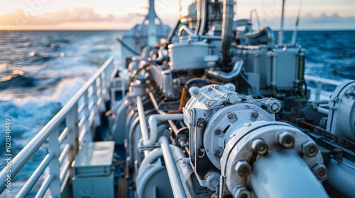 The reliability and efficiency of a marine diesel engine makes it a trusted choice for oceanbound vessels.