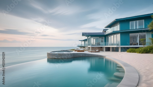 ocean villa with view for vacation and resort summer luxury beach house the beautiful of the sea 13