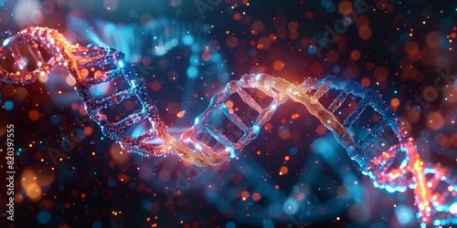 DNA gene background science helix cell genetic medical biotechnology biology bio.