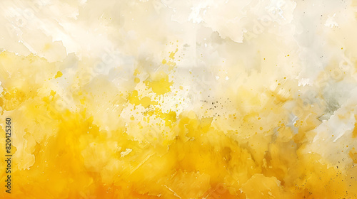 fondo con efecto acuarela en tonos beige y amarillo cuadro decorativo o fondo para diseño plantilla para invitación