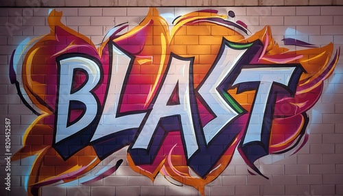 Colorful Graffiti Artwork on Brick Wall