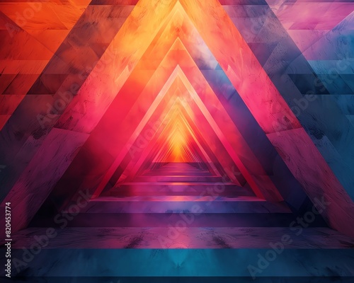 Scalene Triangle Abstract background A triangle with all sides of different lengths