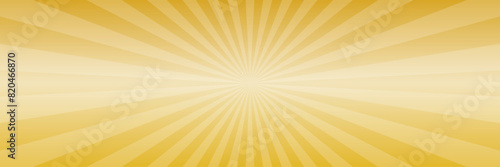 金色 集中線 横長 シンプル 背景