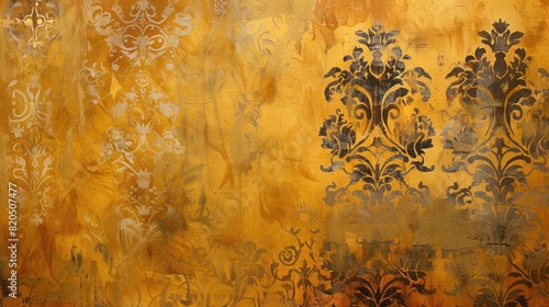 Sun-kissed goldenrod canvas with detailed style embellishments.