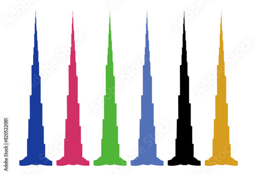 Burj Khalifa building sign
