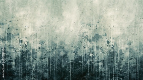 Layers of mist and rain blending seamlessly in a vintage abstract grunge setting.