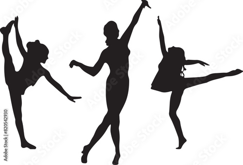 dancers silhouette,silhouette of a girl, set of silhouettes of dancing people, silhouettes of dancing people, silhouettes of people, silhouettes of dancing girls, silhouette, woman, vector, people, il
