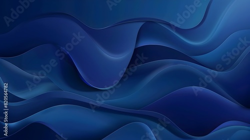 Minimalistic Deep Blue Technology Gradient - Modern Web Layout Background in Minimal Style