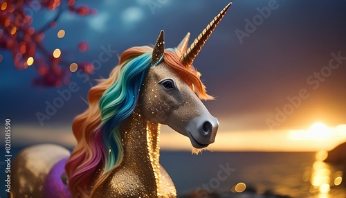 Colorful unicorn 