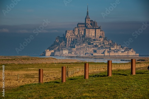 Scenic view of the Mont Saint Michelle.