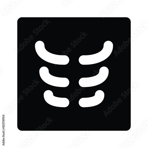 Get this beautifully designed icon of x ray in trendy style