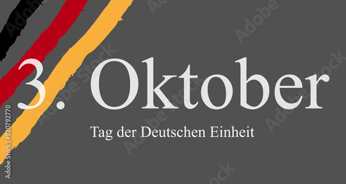 Tag der Deutschen Einheit, 3. Oktober, Transparenter Hintergrund