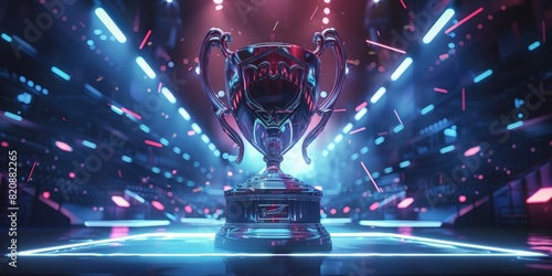 trophy in the competition