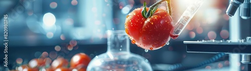Closeup of Creative fantastic of tomato