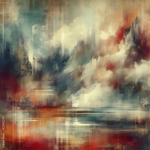 Grunge abstract painting background or texture