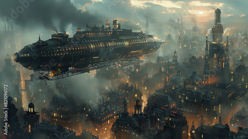 steampunk air city, floating city, sky city, airborne metropolis, cloud city, flying city, steampunk metropolis, aerial city, skyborne city, steampunk sky city, steampunk floating city, steam-powered 