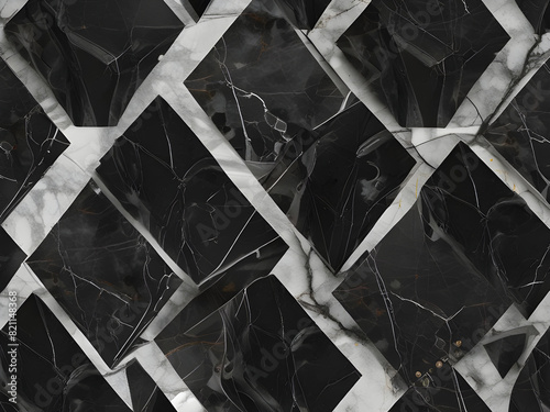 Gray and black crackled marble background