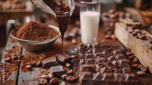 Chocolate Making Process Photograph the process