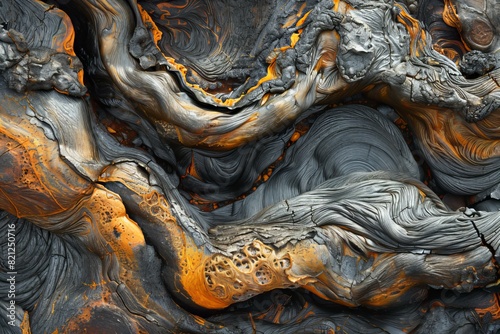 Molten Abstract Lava Flow
