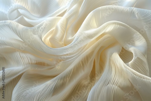 Abstract Cream Fabric Texture