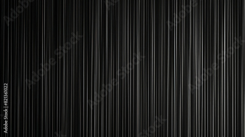 Abstract Vertical Line Texture in High Contrast Black and White Background