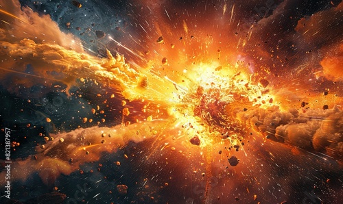 big bang explosion, cosmic event