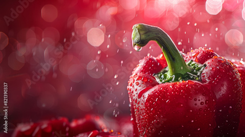 Vibrant Red Bell Pepper: A Splash of Freshness