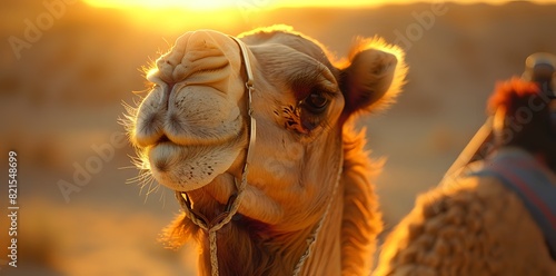 Camel in the desert