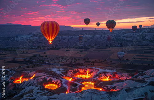 balloon, air, sky, hot, hot air balloon, cappadocia, sunset, bagan, landscape, sunrise, travel, myanmar, silhouette, turkey, flying, adventure, sun, flight, ballooning, fly, temple, burma, asia, trans