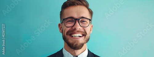 Cheerful and Confident Business Executive Smiling in Portrait