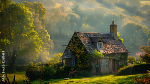 a tranquil countryside cottage