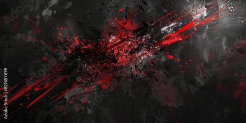 red and black abstract aggressive background