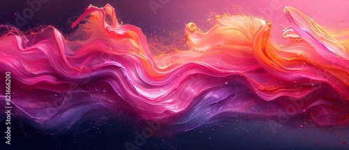 Abstract colorful background. Dynamic brush strokes in vivid teal and intense purple create a striking and bold background. The vibrant contrast and bold colors make it an attention-grabbing choice.