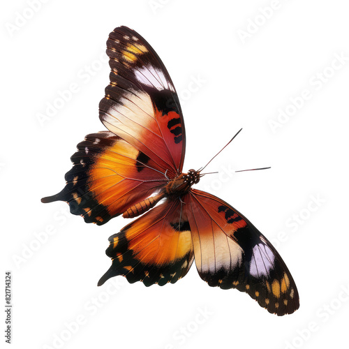 Butterfly illustration. Transparent png. 