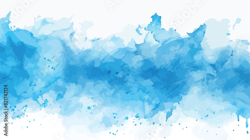 Abstract hand painted watercolor horizontal background