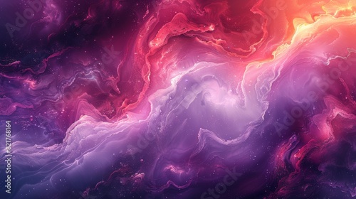 Abstract colorful background. Swirls of ruby red and vibrant violet blend harmoniously, casting an enchanting spell of elegance and allure, akin to a bouquet of roses in full bloom.