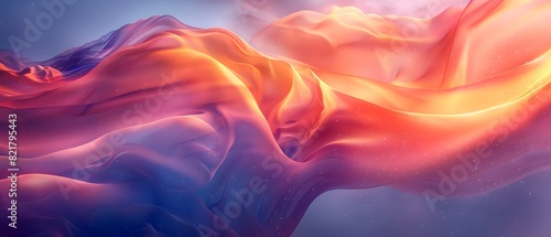 Abstract background futuristic glossy wave. 