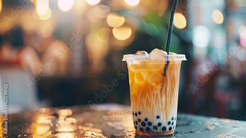Bubble tea is a popular drink that originated in Taiwan. It's made with tea, milk, and tapioca pearls.