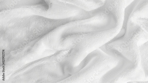White Fabric Cloth Texture Background