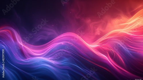 Abstract colorful background. Swirls of bright pink and intense indigo blend harmoniously, casting an enchanting spell of contrast and excitement, akin to a dazzling evening sky.