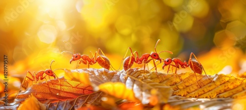 Detailed examination of ants life and activities through a macroscopic perspective