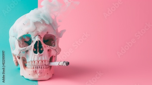 AI generated illustration of smoking's health hazards
