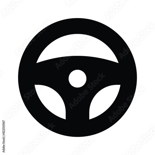 Car steering wheel, game steering vector design
